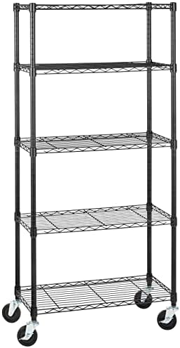 Amazon Basics 5-Shelf Heavy Duty Garage Shelving Storage Rack by AmazonBasics