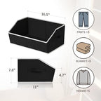 Homsorout Trapezoid Closet Shelf Organizer - Image 2