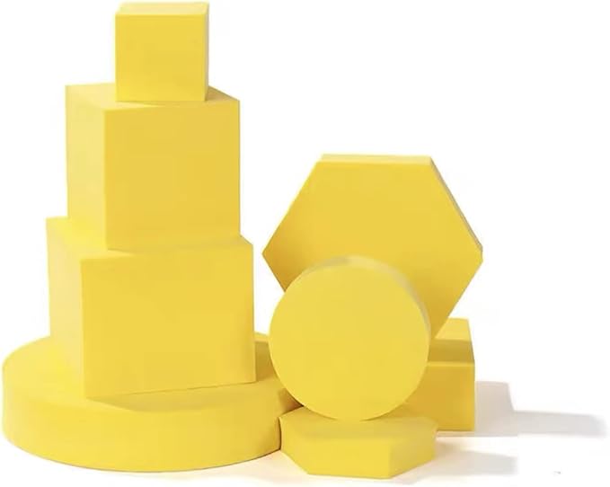 8PCS Geometric Cube Photo Props Set, Hard Foam Photography Background Props - Image 6