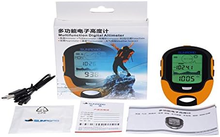 Barometer Altimeter Compass LCD Digital Thermometer Watches-Hygrometer Weather - Image 9