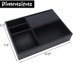 Zcaukya Men's Valet Tray, 5 Compartments - Image 2