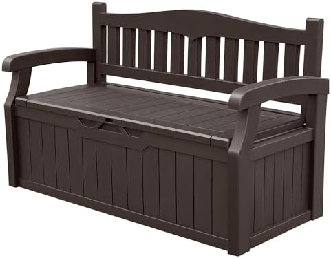 Devoko 80 Gallon Storage Bench Deck Box Waterproof&Lockable by DEVOKO