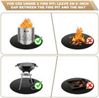 43" Fire Pit Mat for Solo Stove Bonfire - Image 6