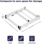 BLACK+DECKER 3 Tier Expandable Collapsing Foldable Laundry Rack - Image 3