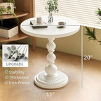 Metal Small End Table, Round Side Table - Image 3