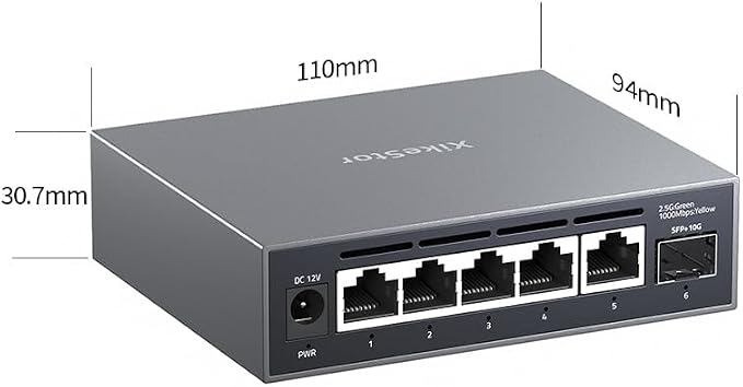 6-Port 2.5G Web Managed Ethernet Switch, VLAN/QoS/STP/IGMP/LACP Supported - Image 8