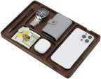 Buqoo Walnut Valet Tray for Men by Buqoo