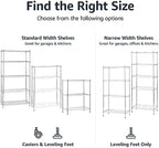 Amazon Basics 4-Shelf Adjustable Heavy Duty Storage Shelving Unit - Image 4