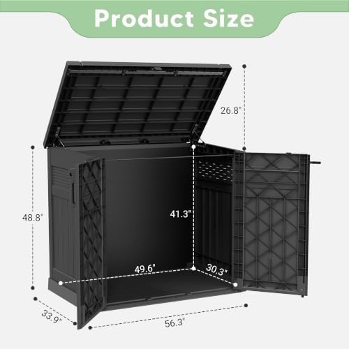 Large Outdoor Storage Cabinet 51 Cu Ft - Image 6