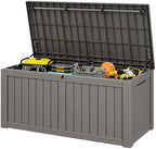 Outdoor Storage Box Waterproof, 155 Gallon Deck Box by WTFGO