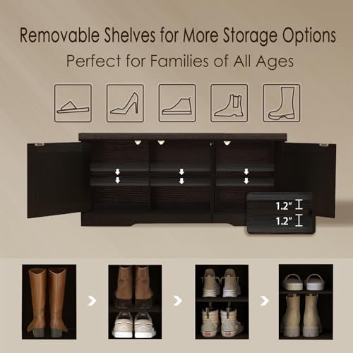 DINZI LVJ Shoe Storage Bench - Image 4