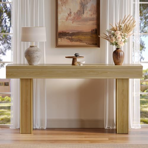 Bestier 63” Console Table, Wood Entryway Table - Image 5