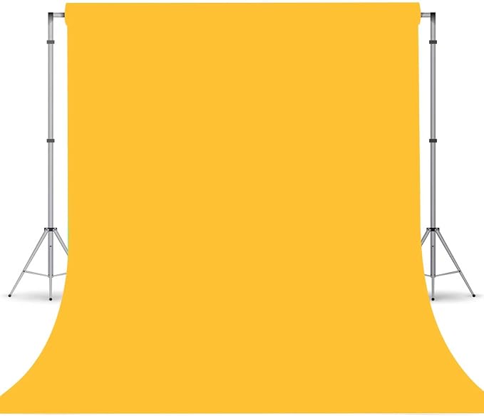 Yellow Photo Backdrop, Photo Booth Portrait Photography Backdrops, Studio by TERSUM