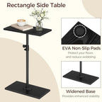 MAHANCRIS Narrow Side Table, Height Adjustable Sofa Table, Tall Couch Table - Image 5