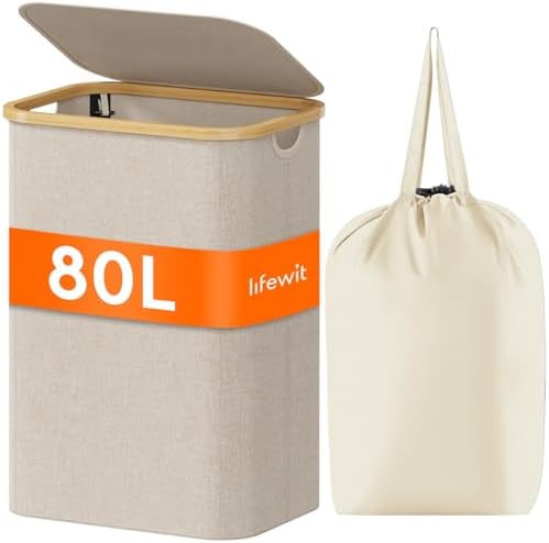 Lifewit 80L Large Laundry Basket by Lifewit