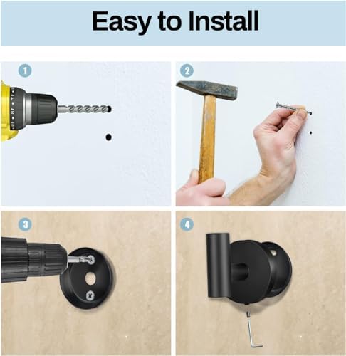 Kruodop Towel Hooks for Bathroom, 6 Packs Wall Mount Towel Holder, Stainless - Image 5