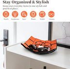 MSJGA Valet Tray PU Leather Key Holder Bowl - Image 3