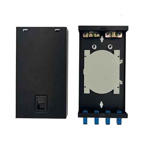 Optic Fiber Termination Box LC/SC Duplex Box Cables 4 Port Wall Mount Fiber by OFCN