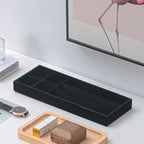 2Pcs Desk Drawer Storage Tray, Nightstand Organizer Tray, Necklace Bracelet - Image 4