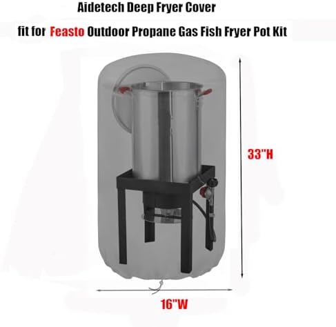 Outdoor Fryers Cover for Feasto 30QT Turkey Fryer - Image 2