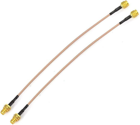 Bingfu WiFi Antenna Extension Cable RP-SMA Male to RP-SMA Female Bulkhead Mount by Bingfu-AntennasConnectivity