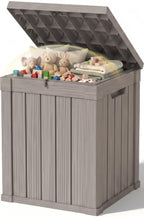 Outdoor Storage Box, 70 Gallon Waterproof Resin Patio Deck Box by ATMELT