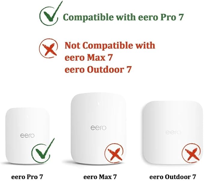Wall Mount Bracket for eero Pro 7, Router Bracket Holder, No Messy Wires - Image 6
