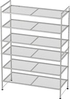 Simple Houseware 3-Tier Stackable Mesh Shoe Rack - Image 6