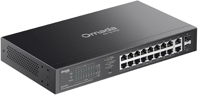 TP-Link Omada 16 Port Gigabit Easy Managed, PoE Switch, 150W Budget, PoE+ - Image 4