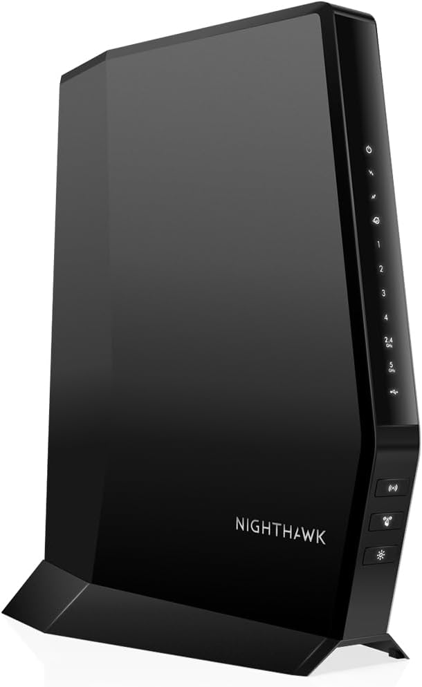 NETGEAR Nighthawk Modem Router Combo DOCSIS 3.1 Cable Modem and WiFi 6 Router by NETGEAR
