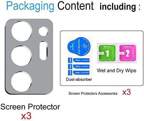 Suoman 3-Pack for Samsung Note 20 Ultra Camera Lens Protector - Image 2