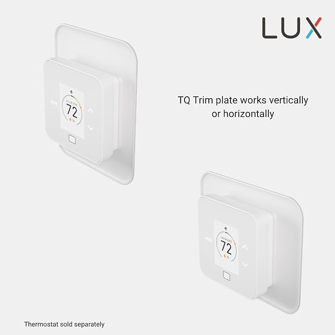 Lux Trim Plate - Made for Lux TQ1 Smart Digital Thermostat for Home, - Image 2