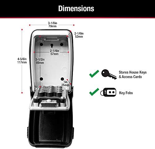 Master Lock Wall Mount Key Lock Box - Image 4