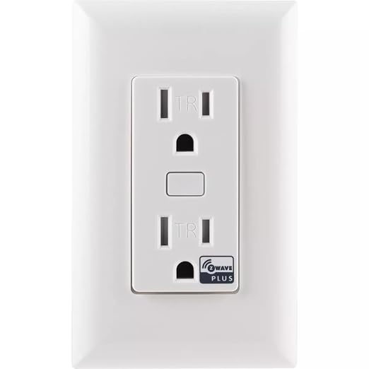 iDevices IDEVZ08W ZWave Enabled RF Single Controlled Tamper Resistant Receptacle - Image 3