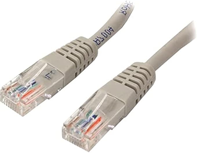 StarTech.com Cat5e Ethernet Cable - 5 ft - Gray - Patch Cable - Molded Cat5e by StarTech