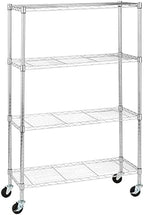 Amazon Basics 4-Shelf Adjustable Heavy Duty Storage Shelving Unit by AmazonBasics