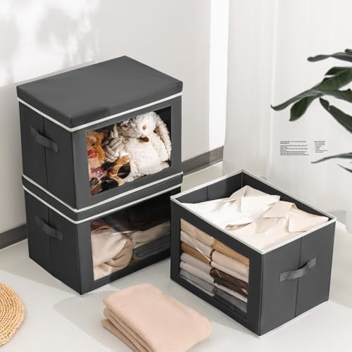 Homsorout Stackable Storage Bins - Image 4