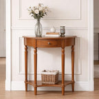 Half Moon Console Table Solid Wood Vintage Entryway Table by %F0%9D%97%9F%F0%9D%97%B2%F0%9D%97%B3%F0%9D%97%B2%F0%9D%97%B1%F0%9D%97%BF%F0%9D%97%AE%F0%9D%98%80%F0%9D%98%81%F0%9D%97%B6%F0%9D%97%B0%F0%9D%97%B6%F0%9D%98%81%F0%9D%98%86