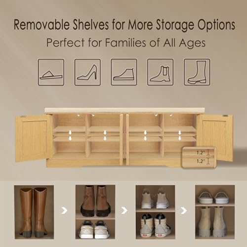 DINZI LVJ Shoe Storage Bench - Image 5