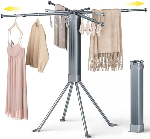 BIREN Clothes Drying Rack Foldable Extending Laundry Rack by BIREN