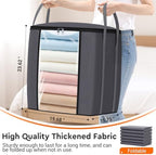 TasticTotes 120L Extra Large Blanket Clothes Storage Bags, 4 Pack - Image 2