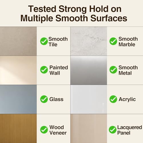 Adhesive towel hooks for bathrooms, No Drill Shower Hooks - Image 5