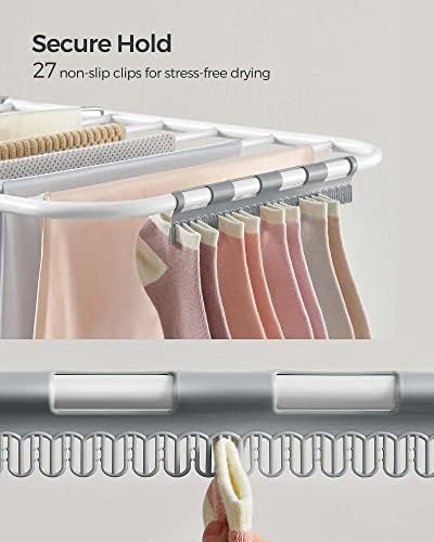 SONGMICS Clothes Drying Rack, Foldable Space-Saving Laundry Drying Rack - Image 5