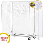 Ruibo Clear Garment Rack Cover for Clothes Rack Cover - Image 2