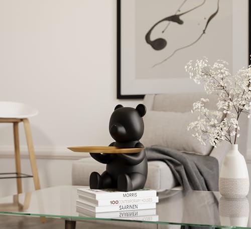 Key Bowl & Decorative Bowl for Entryway Table, Bear Key Holder & Catch All Tray - Image 5