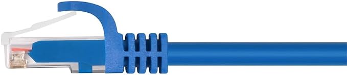 Monoprice Cat5e 2ft Blue Patch Cable UTP 24AWG 350MHz Pure Bare Copper Snagless - Image 2