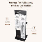 Wet Umbrella Stand with Bag Holder, Entryway Organizer with Drip Tray - Image 6
