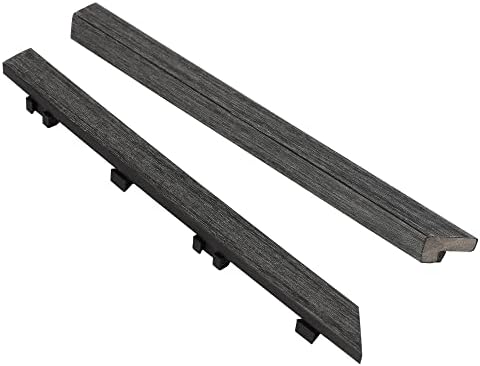 NewTechWood 1/12 ft. x 1 ft. Quick Deck Composite Deck Tile Inside Corner Trim - Image 2