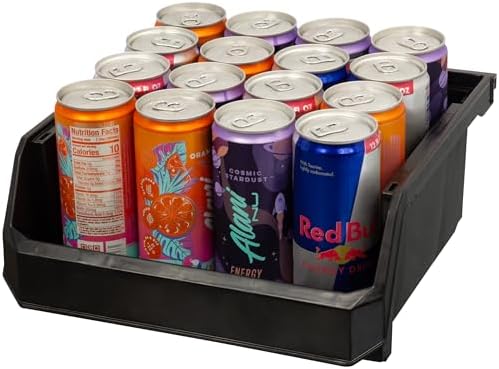 ReadySpace Medium-Wide Stackable Plastic Storage Bins - Image 5