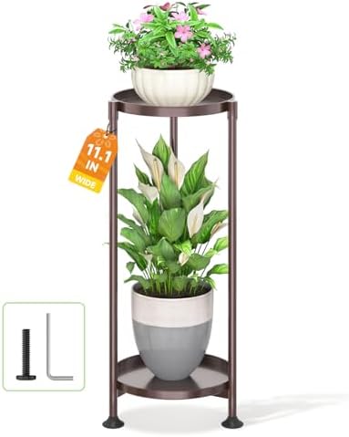 LASZOLA Metal Plant Stand Indoor Tall by LASZOLA